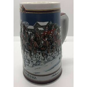 1989 Collectors Series Handcrafted Anheuser-Busch Inc Budweiser Ceramic Mug